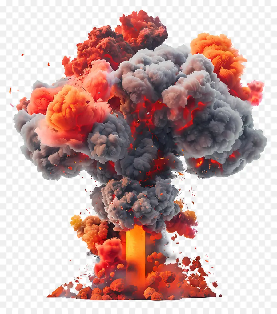 Explosão Nuclear，Fogo PNG