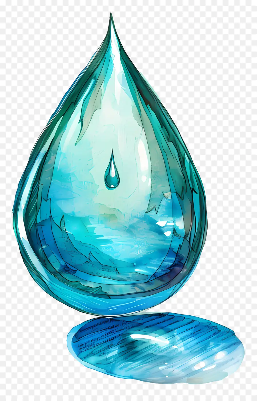 Gota De água，Gotinha De água PNG