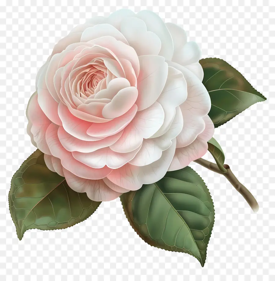 Flor De Camellia，Rosa Cor De Rosa PNG