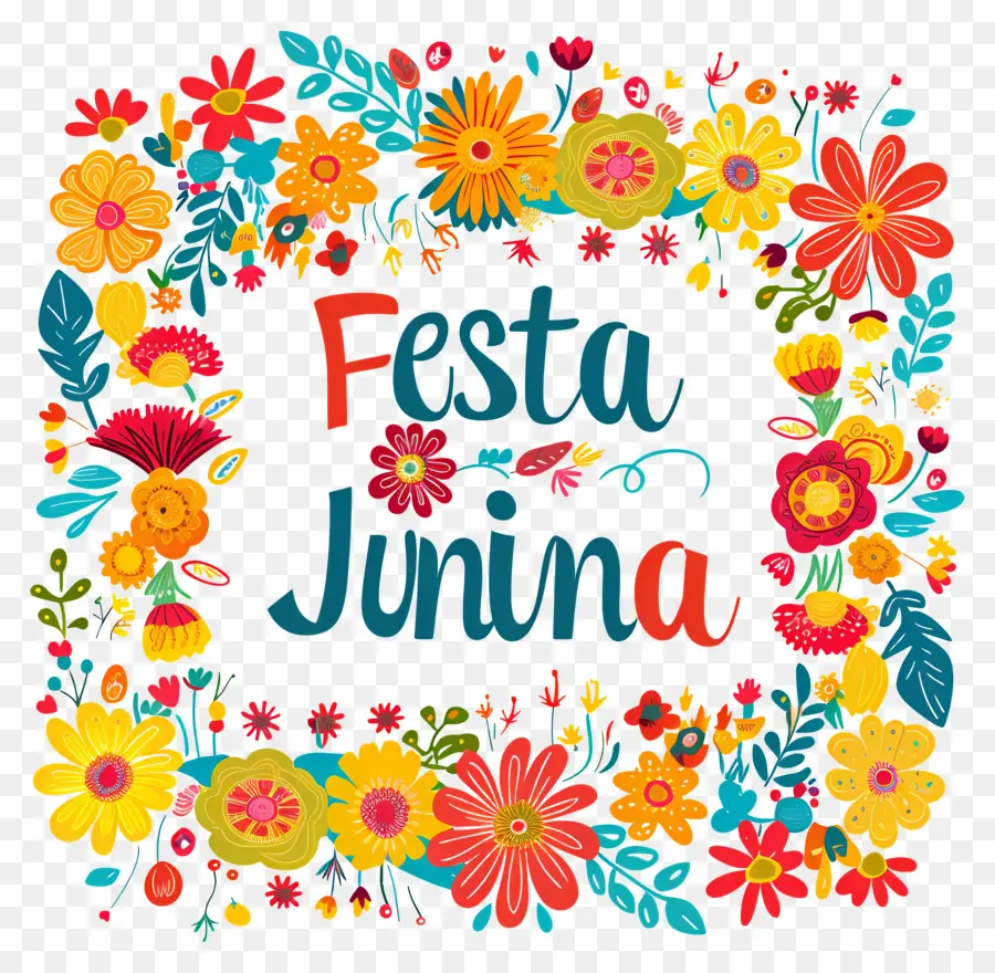 Festa Junina，Floral Padrão PNG