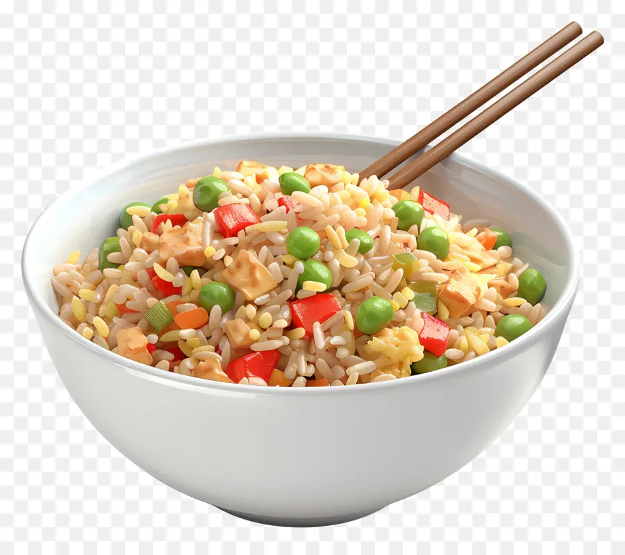 Arroz Frito Chinês，Tigela De Arroz Frito PNG