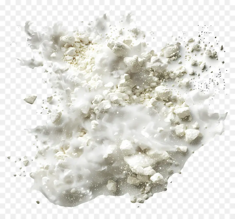 Farinha Espalhada，Pó Branco PNG