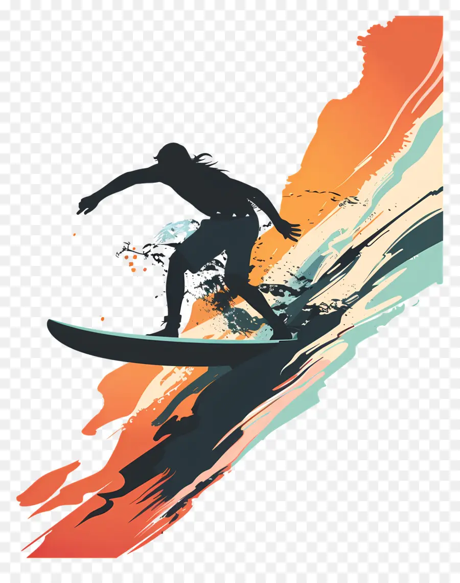 Surfando，Surfista PNG