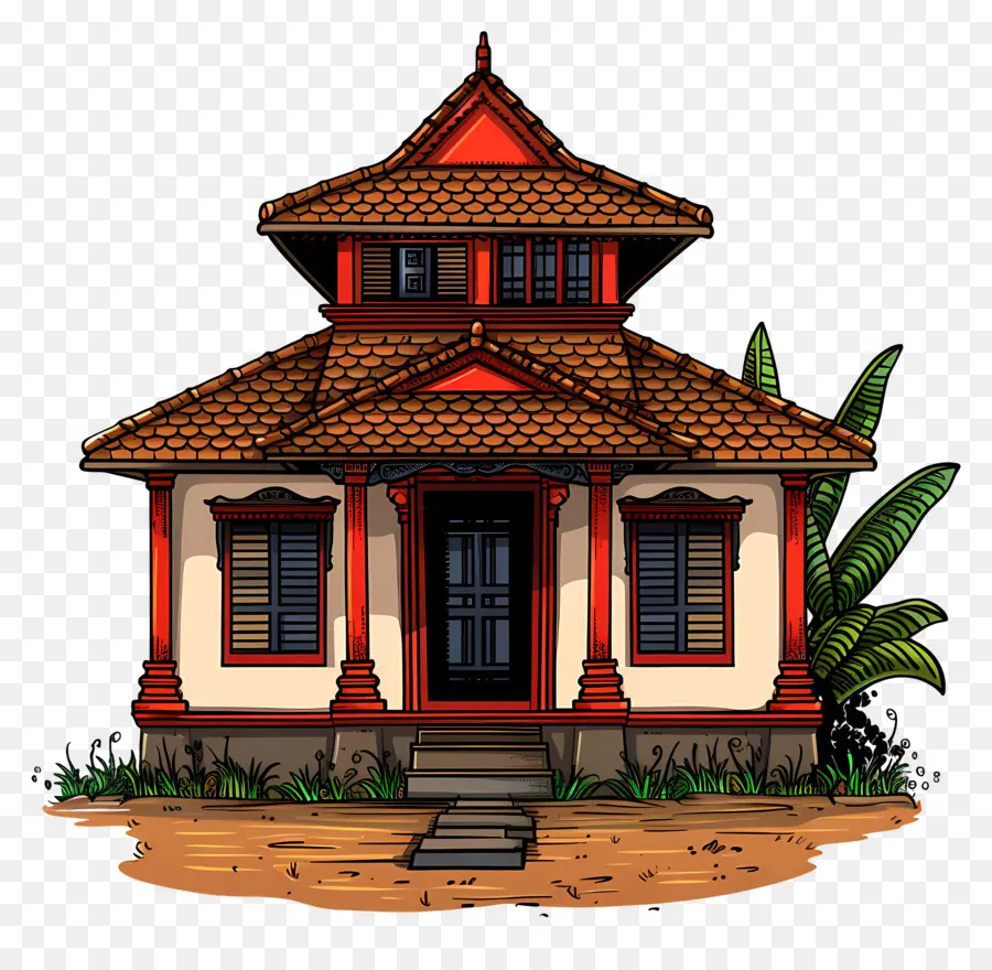 Kerala House，Pequena Casa PNG