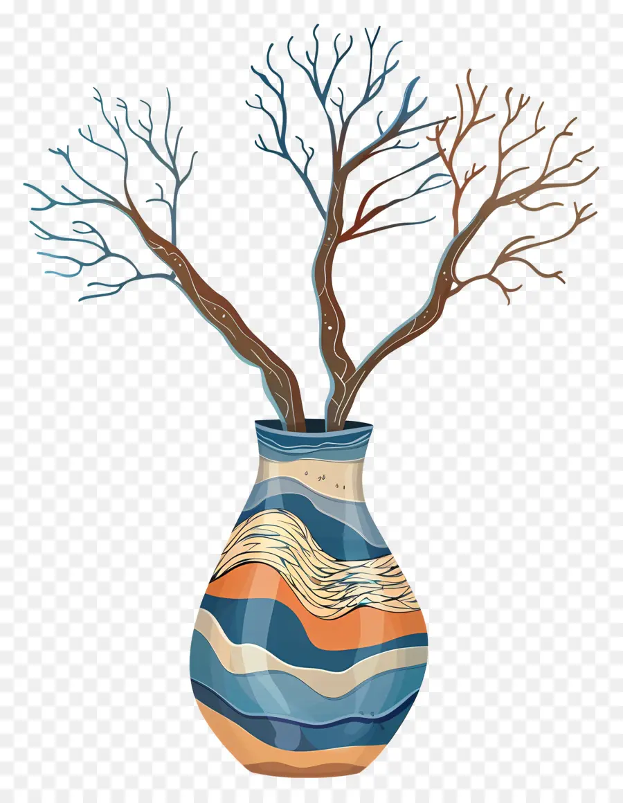 Moderno Vaso，Vaso De Cerâmica PNG
