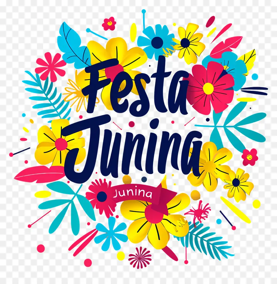 Festa Junina，Design Floral PNG