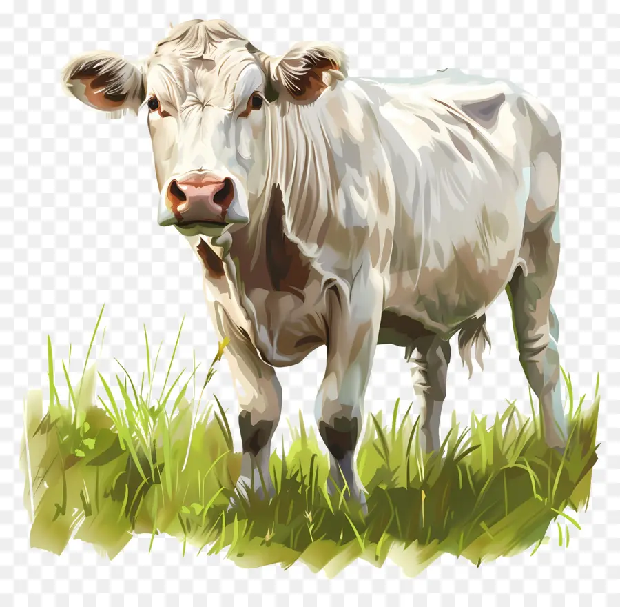 Vaca Branca，Cow PNG