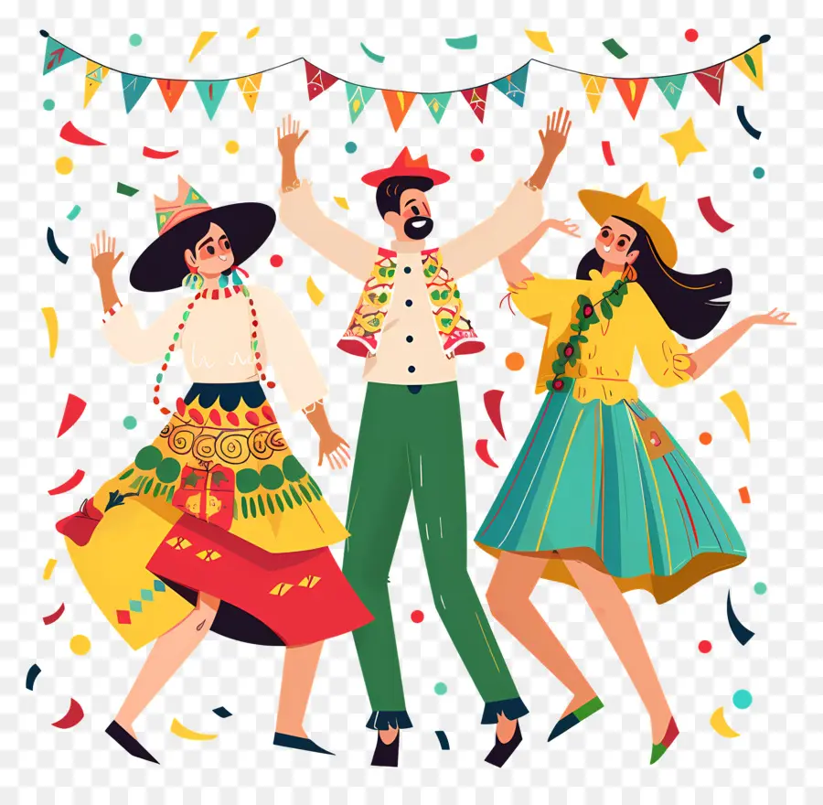 Festa Junina，Roupas Tradicionais Mexicanas PNG