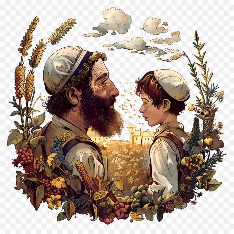 Shavuot，Roupas Judaicas Tradicionais PNG