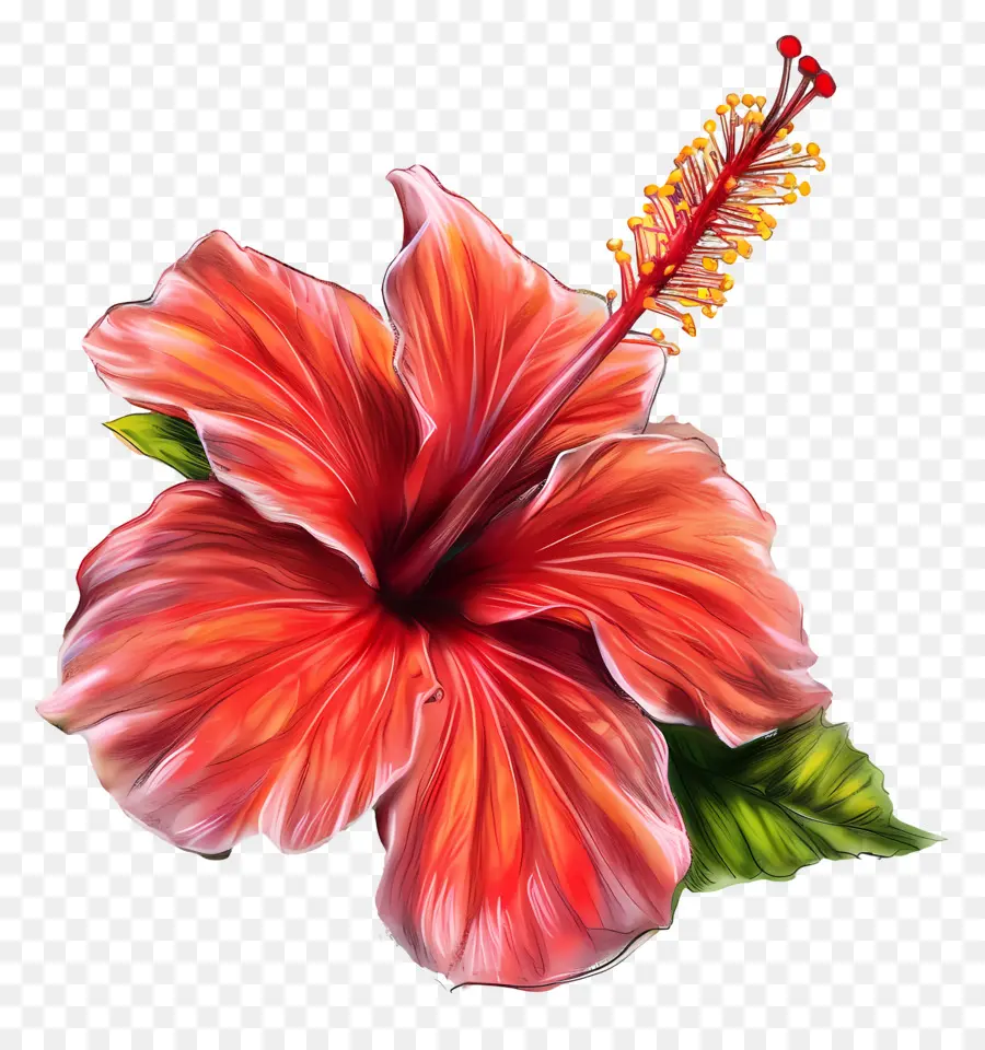 Moana Hibiscus，Flor De Hibisco Vermelho PNG