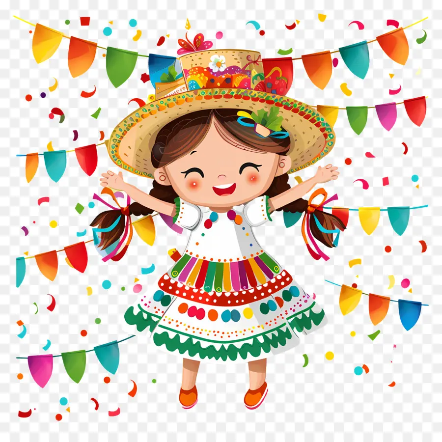 Festa Junina，Vestido Tradicional Mexicano PNG