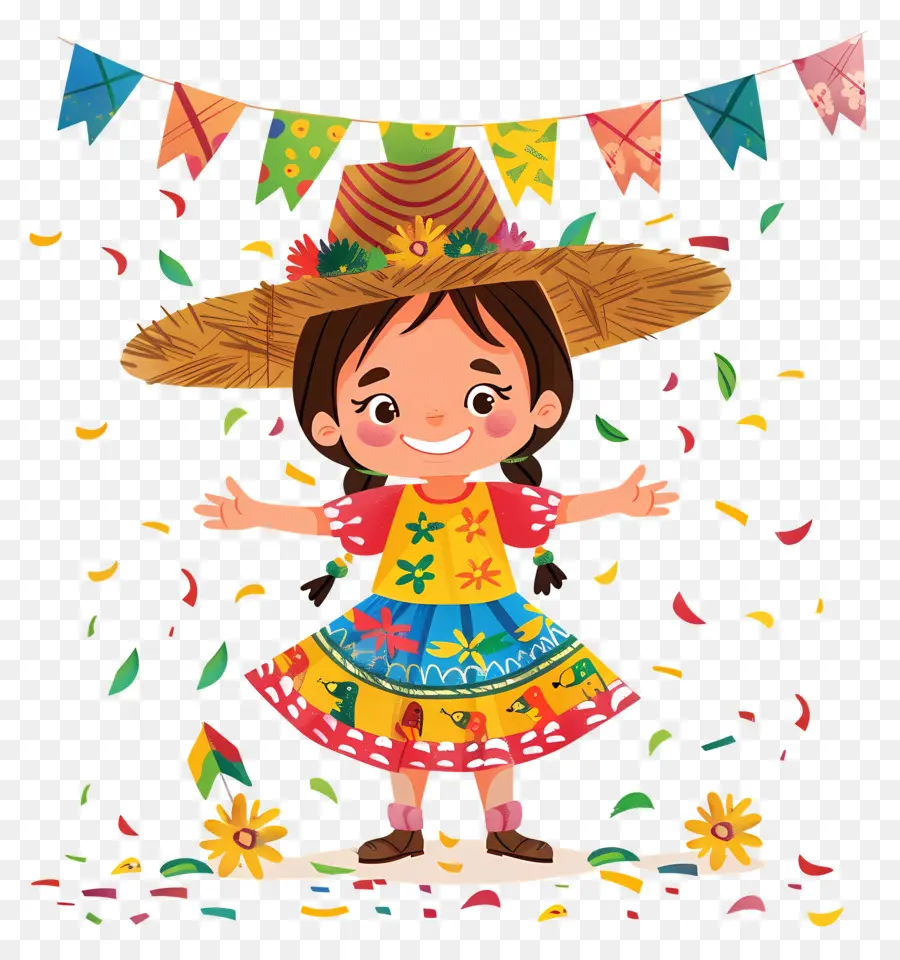 Festa Junina，Mexicano Vestido PNG