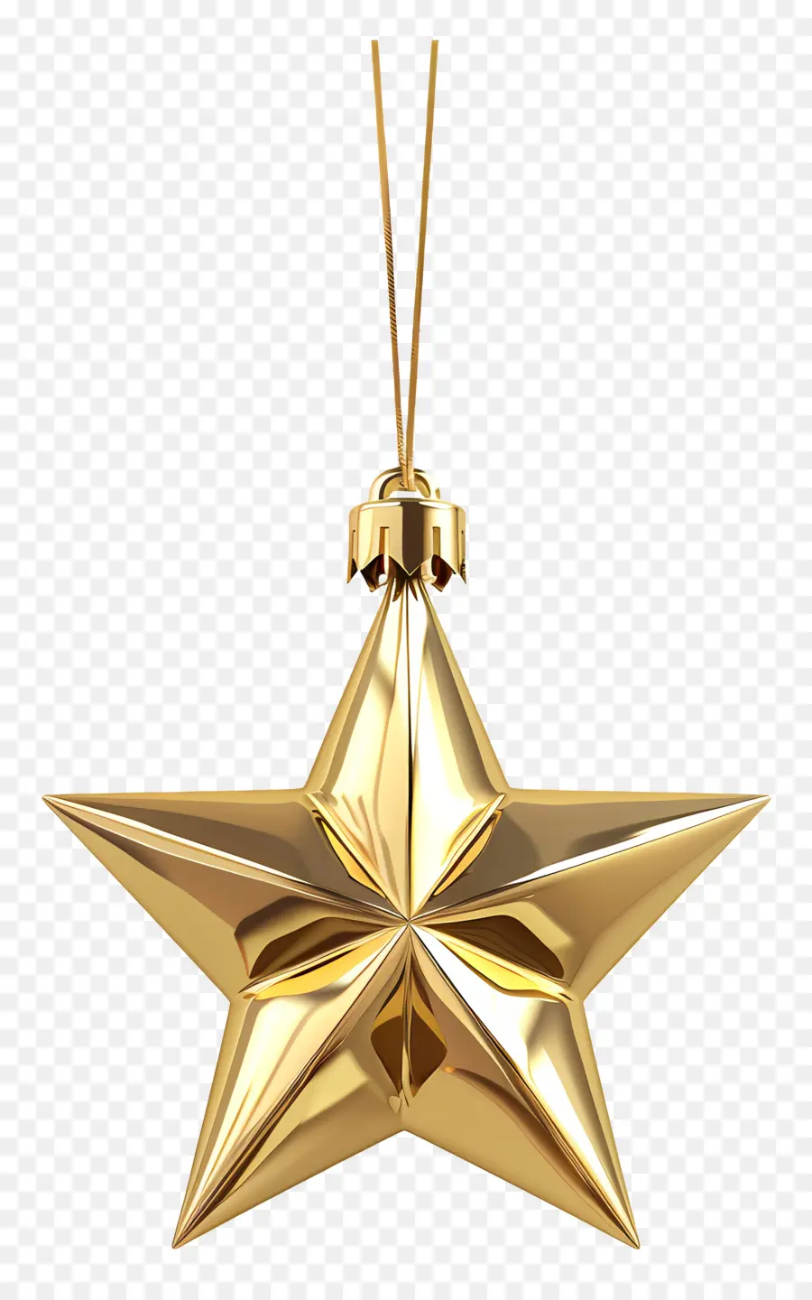 Estrela De Ouro，Decoração De Gold Star PNG