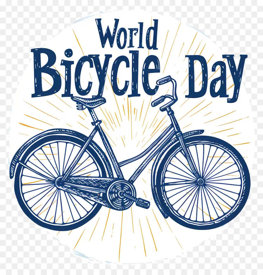 Dia Mundial Da Bicicleta，Azul Bicicleta PNG