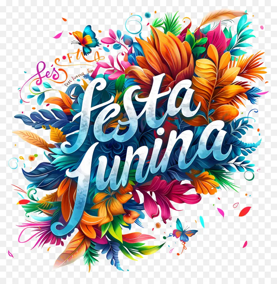 Festa Junina，Design Floral PNG