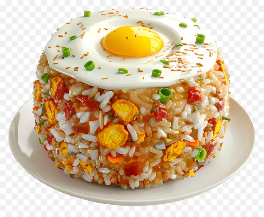 Arroz Frito，Difícil Ovo Cozido PNG