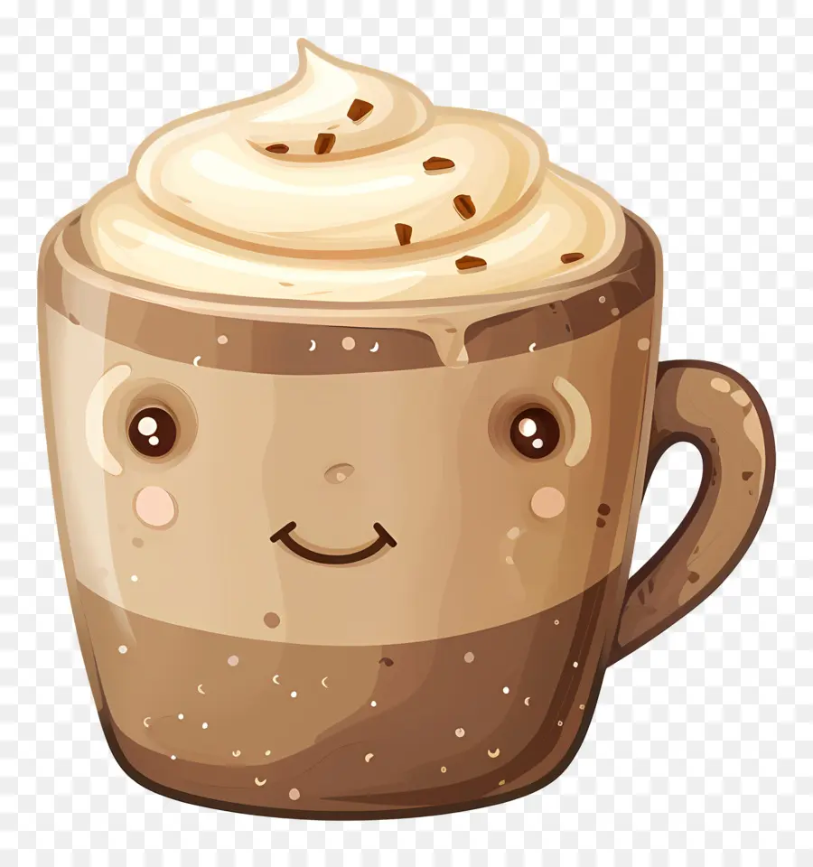 Xícara De Café Fofa，Chocolate Quente PNG