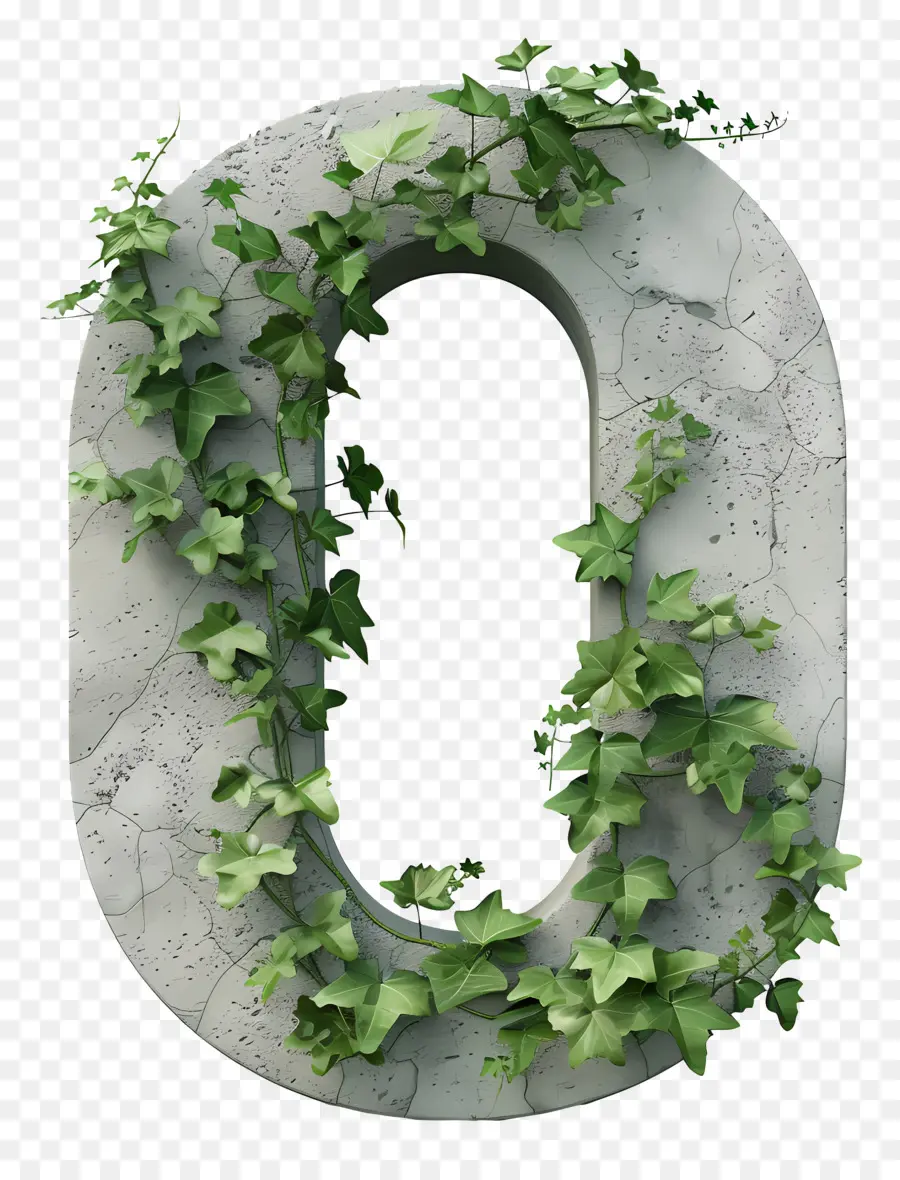 Número 0，Plantas De Hera PNG