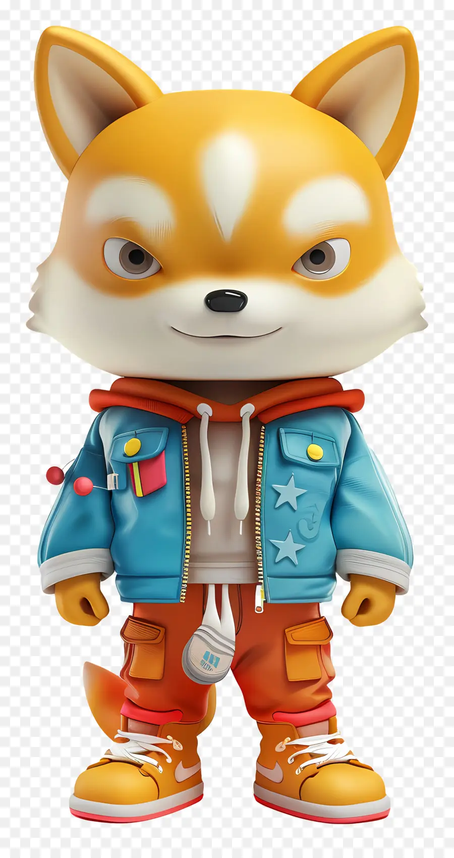 Lobo Fofo De Desenho Animado，Desenho Animado Da Fox PNG