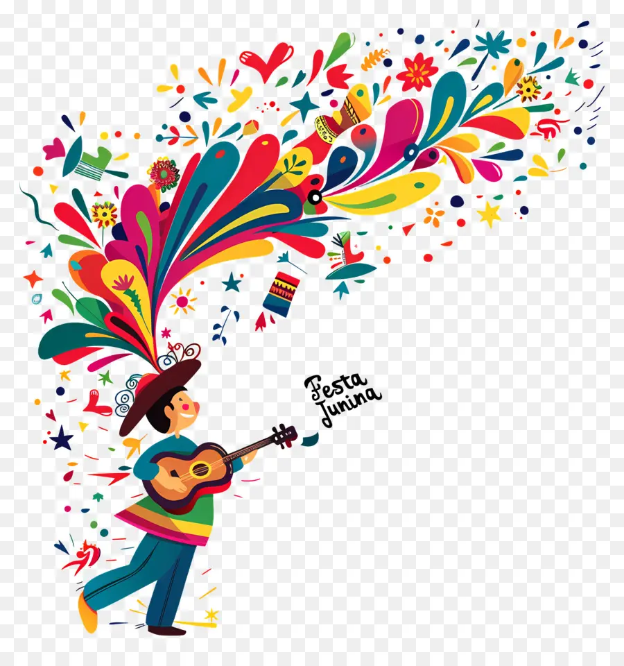 Festa Junina，Guitarra PNG