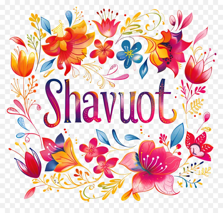 Shavuot，Design Floral PNG