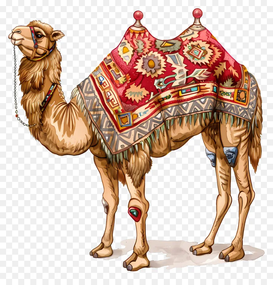 Camelo，Cobertor Decorativo PNG