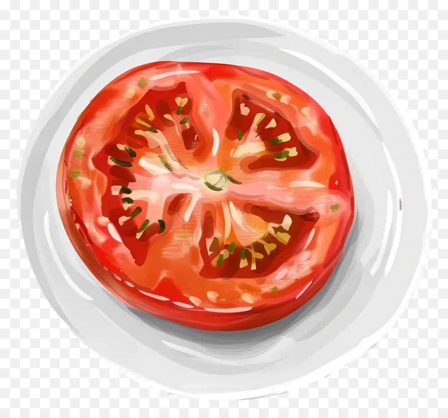 Fatia De Tomate，Tomate PNG