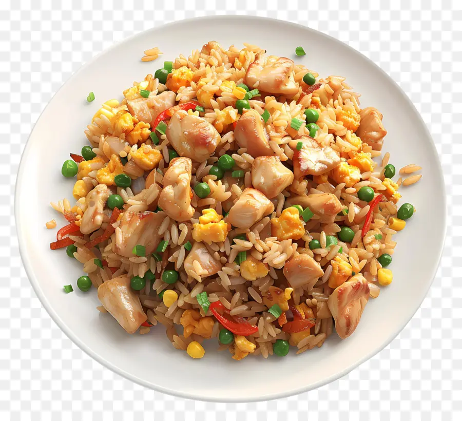 Arroz Frito De Frango，Arroz Frito PNG