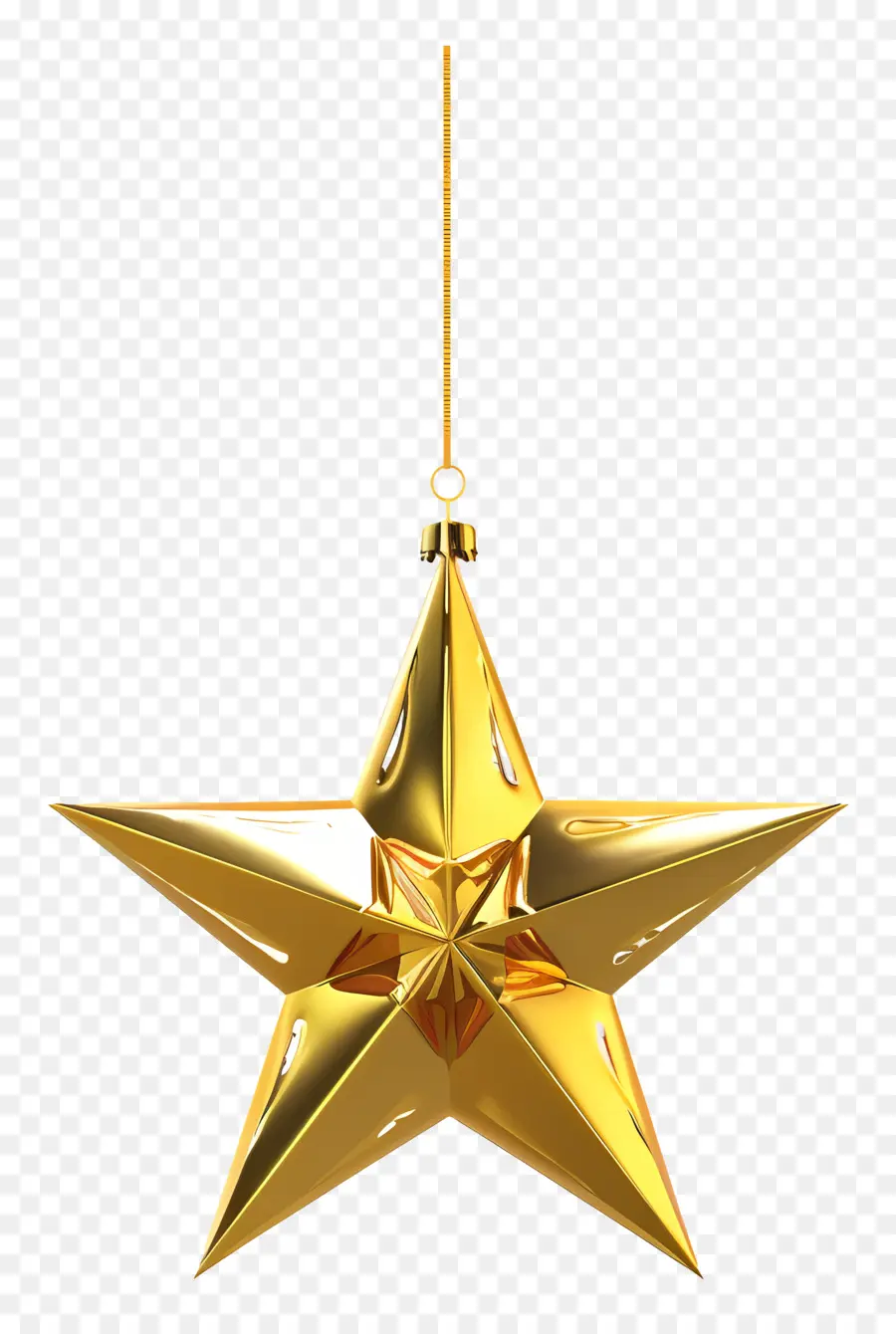 Estrela De Ouro，Decoração De Gold Star PNG