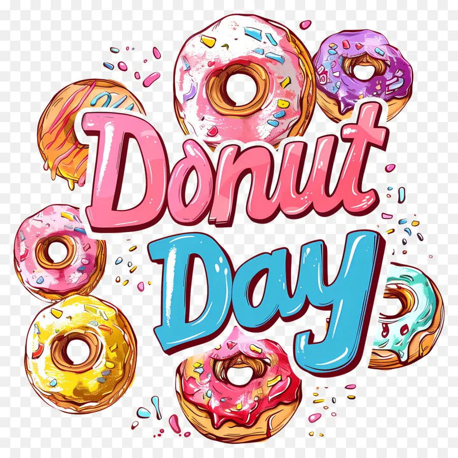 Dia Do Donut，Donuts PNG