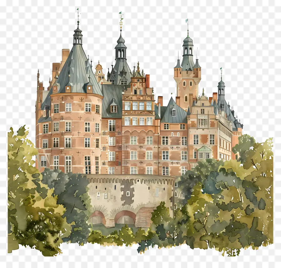 O Castelo De Rosenborg，Castelo PNG