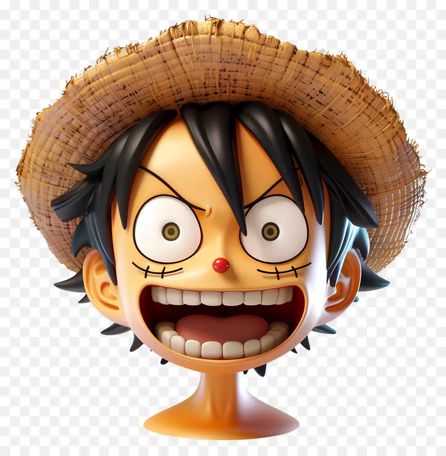 Cara De Luffy，Chapéu De Palha PNG