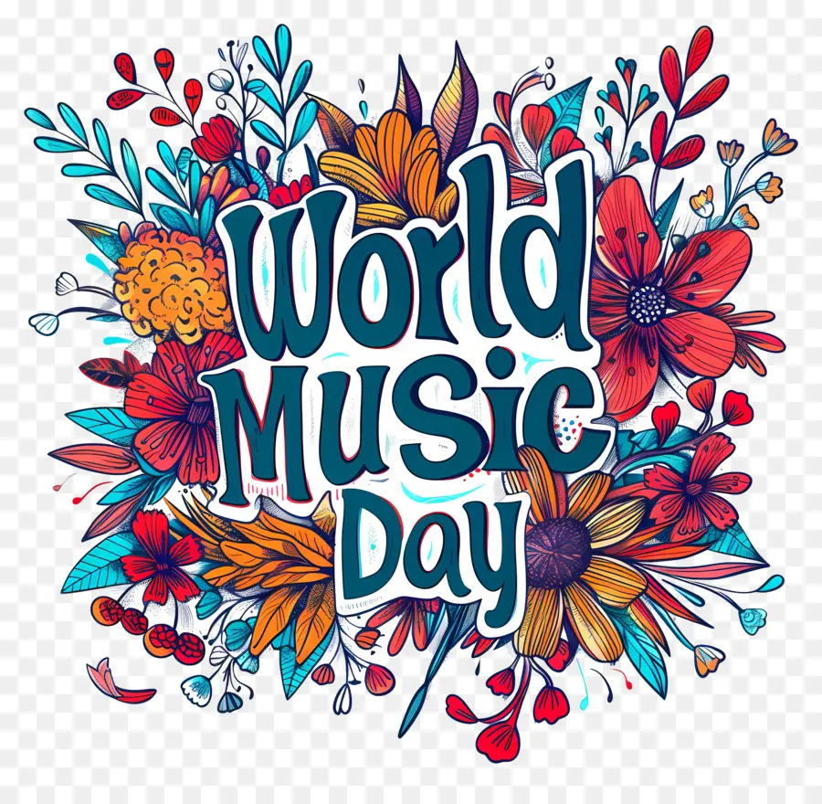 Dia Mundial Da Música，Flores PNG