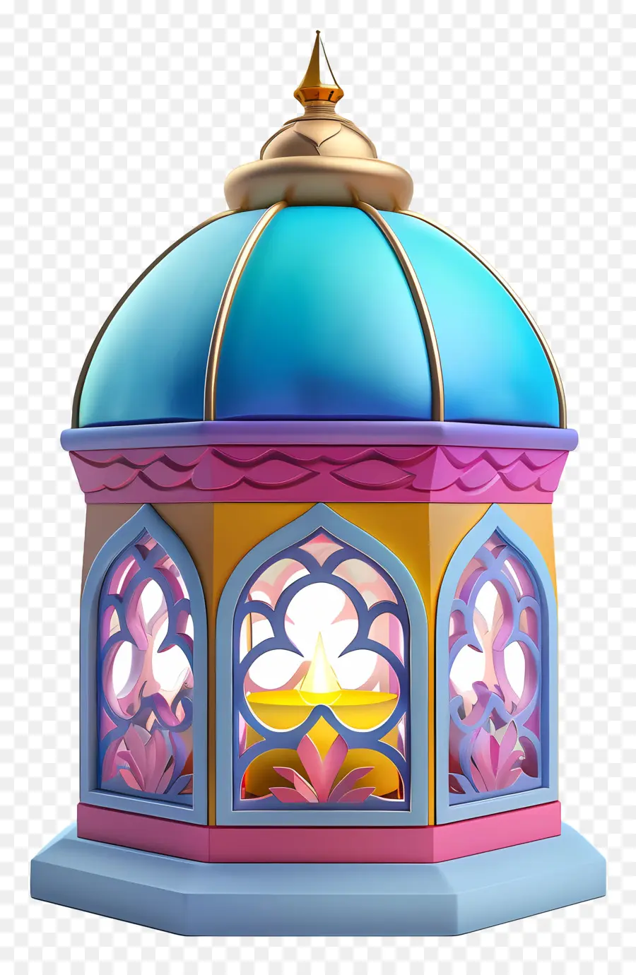 O Ramadã Lanterna，Estrutura De Madeira Ornamentada PNG
