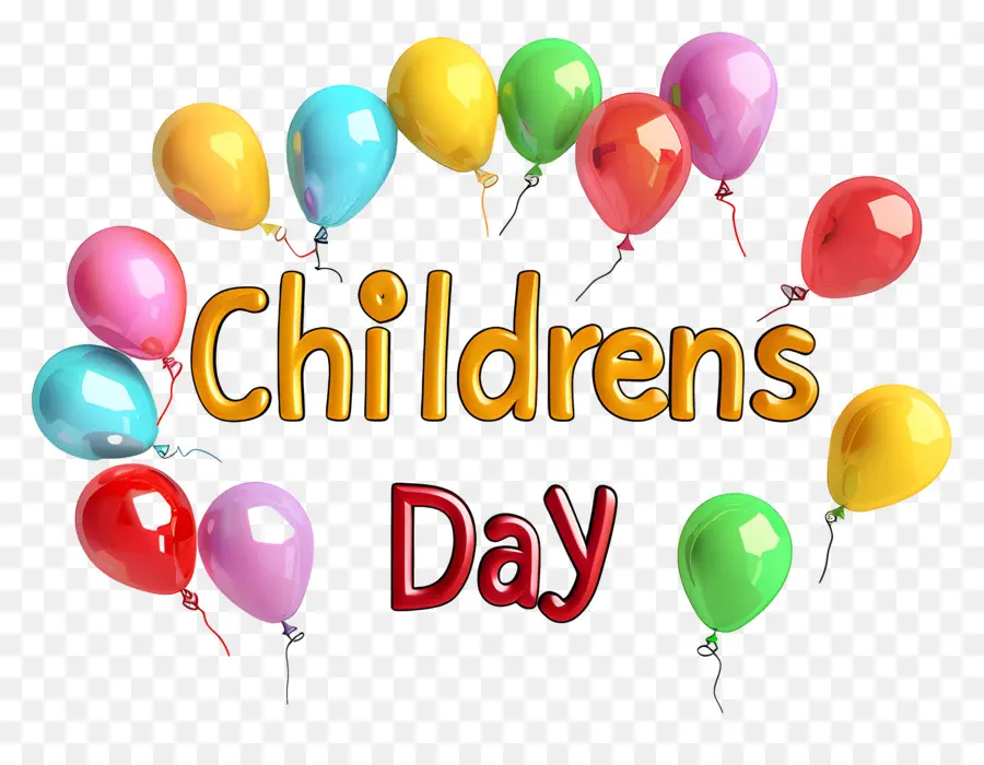 Childrens Day，Balões PNG