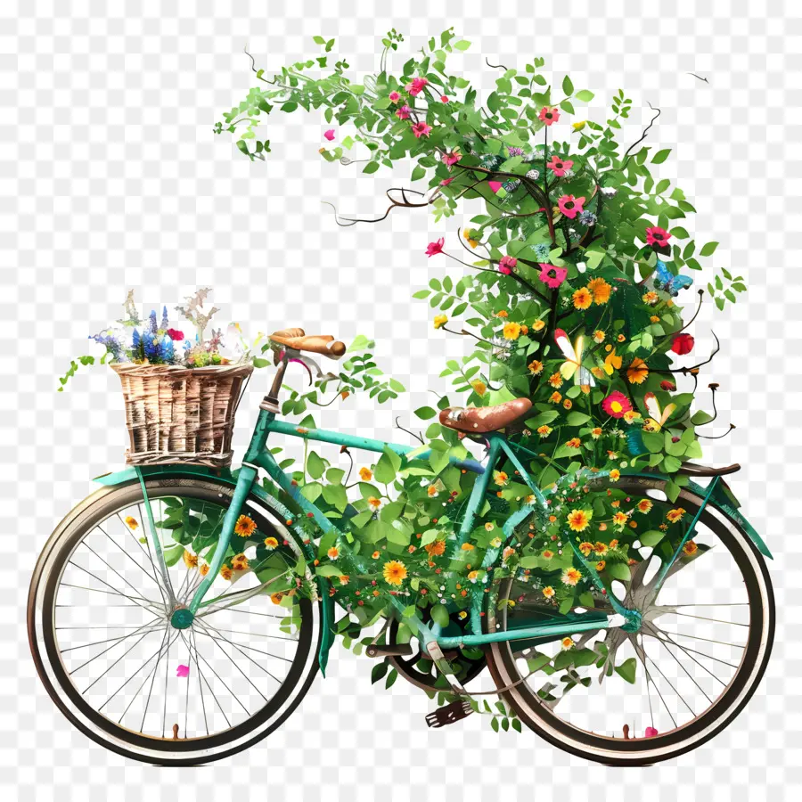 Dia Mundial Da Bicicleta，Bicicleta Verde PNG