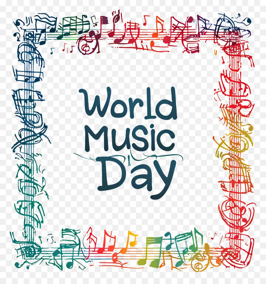 Dia Mundial Da Música，Símbolos Musicais PNG