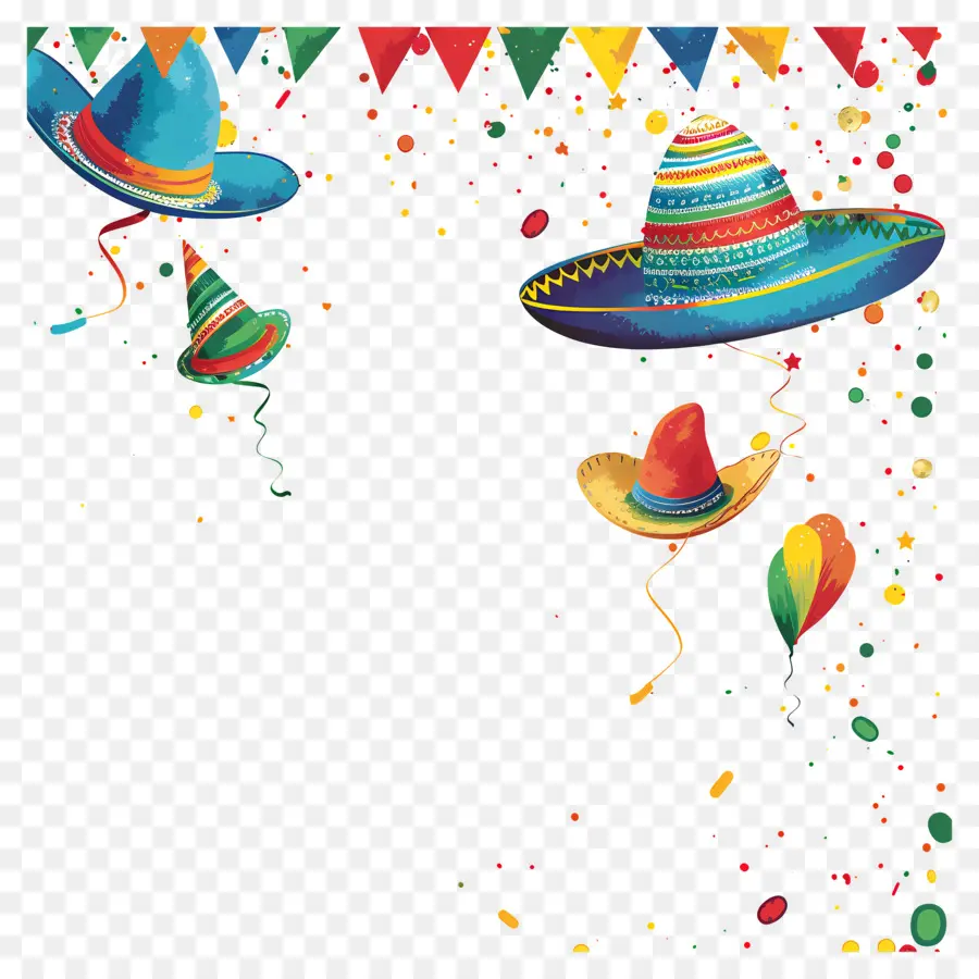 Festa Junina，Chapéus Coloridos PNG