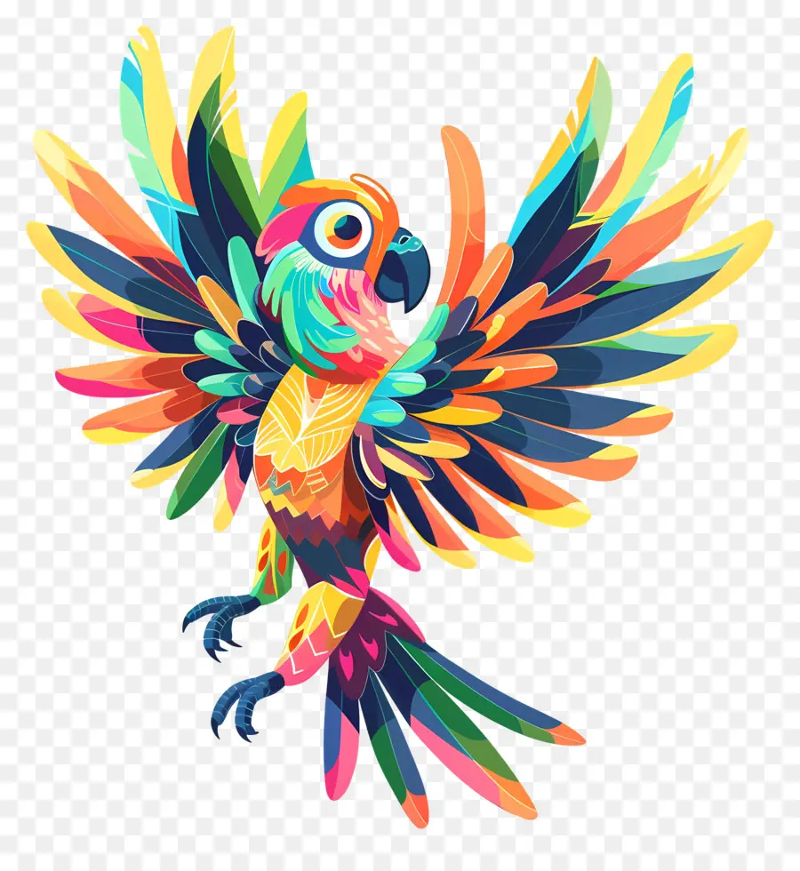 Aves，Multicolorida Papagaio PNG