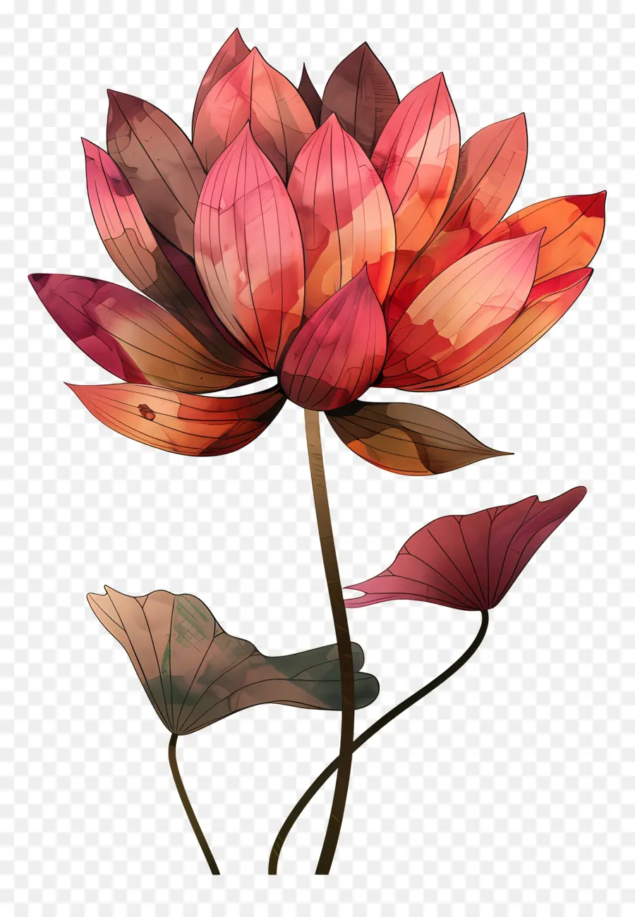 Flor De Lótus，Flor De Lótus Rosa PNG