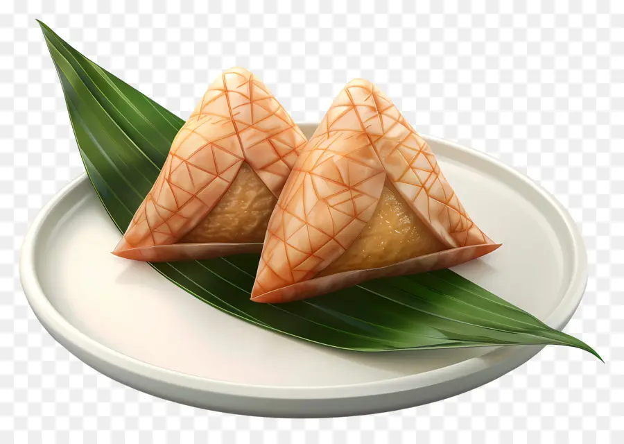 Zongzi，Comida Apresentação PNG