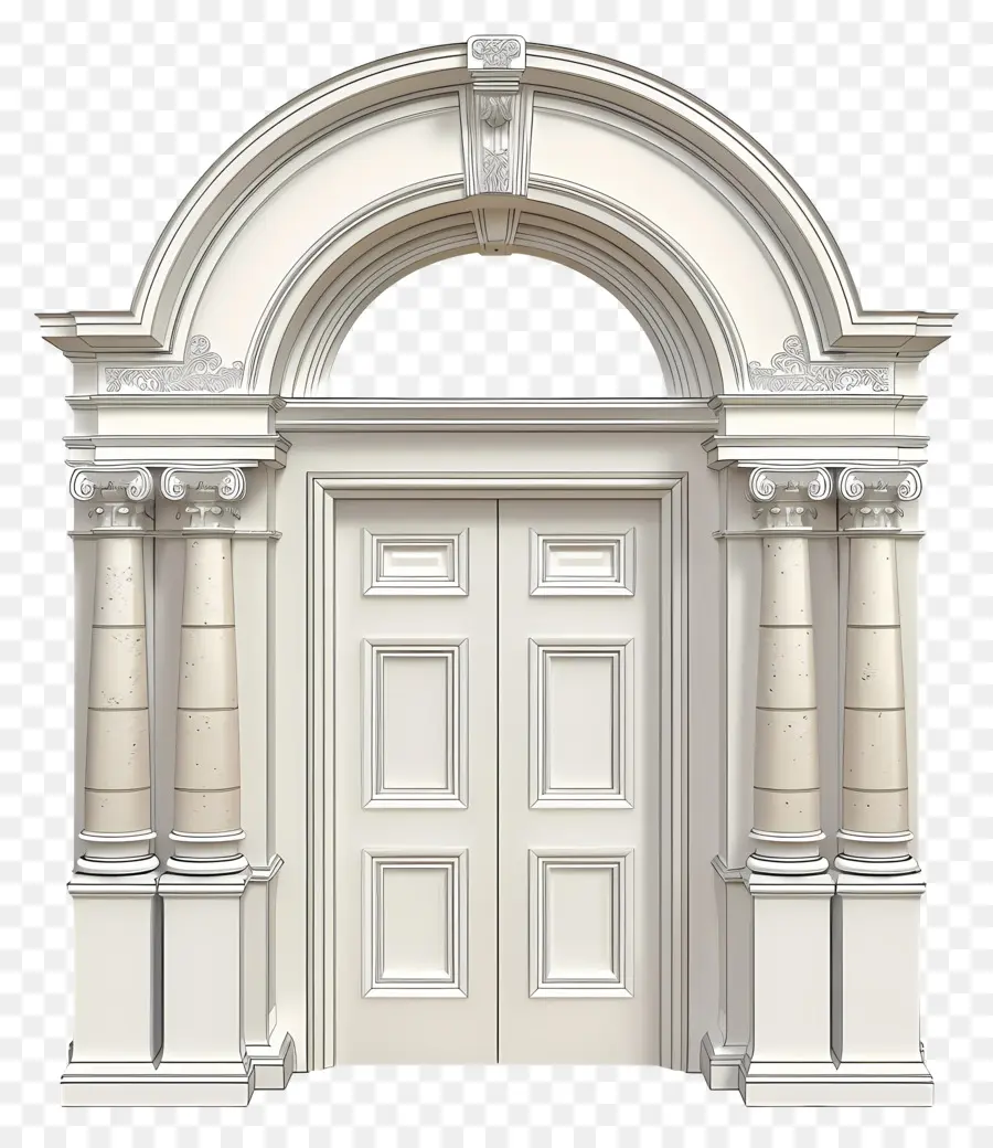 Moldura Da Porta Em Arco，Arco PNG