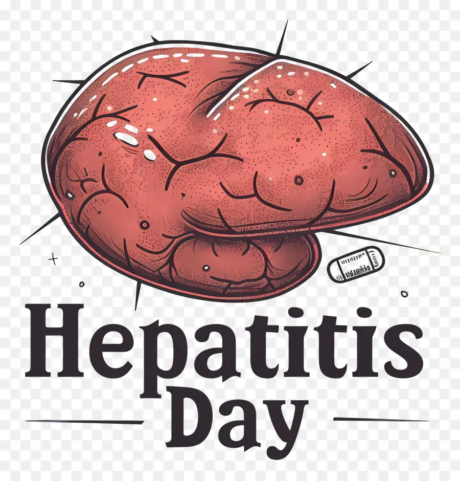 O Dia Mundial Da Hepatite，Cérebro Design PNG
