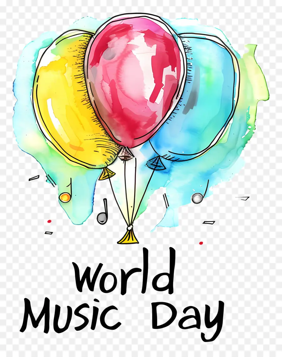 Dia Mundial Da Música，Balões PNG