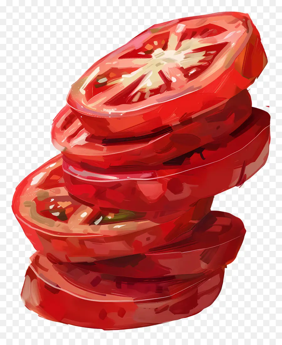 Fatia De Tomate，Rodelas De Tomate PNG