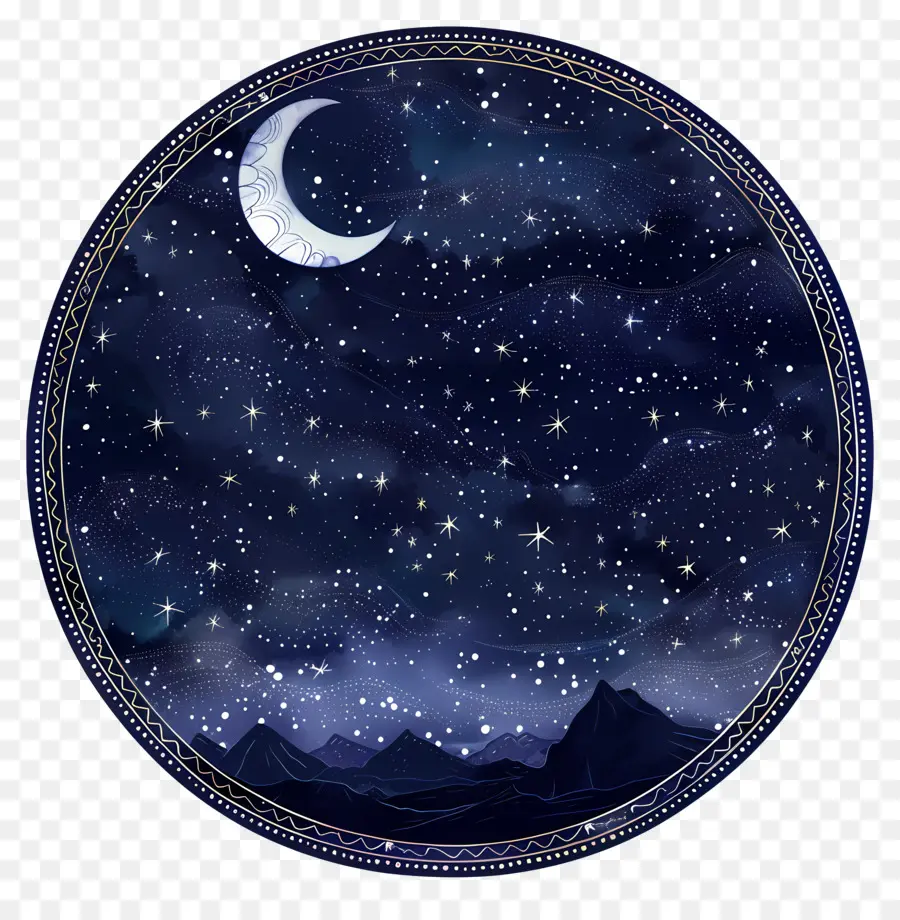 Noite De Céu，Estrelas PNG