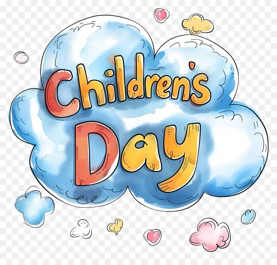 Childrens Day，Aquarela PNG