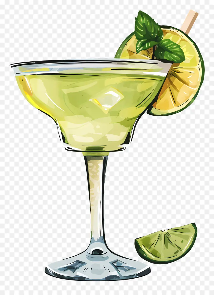 Margarita Cocktail，Lime Mojito PNG