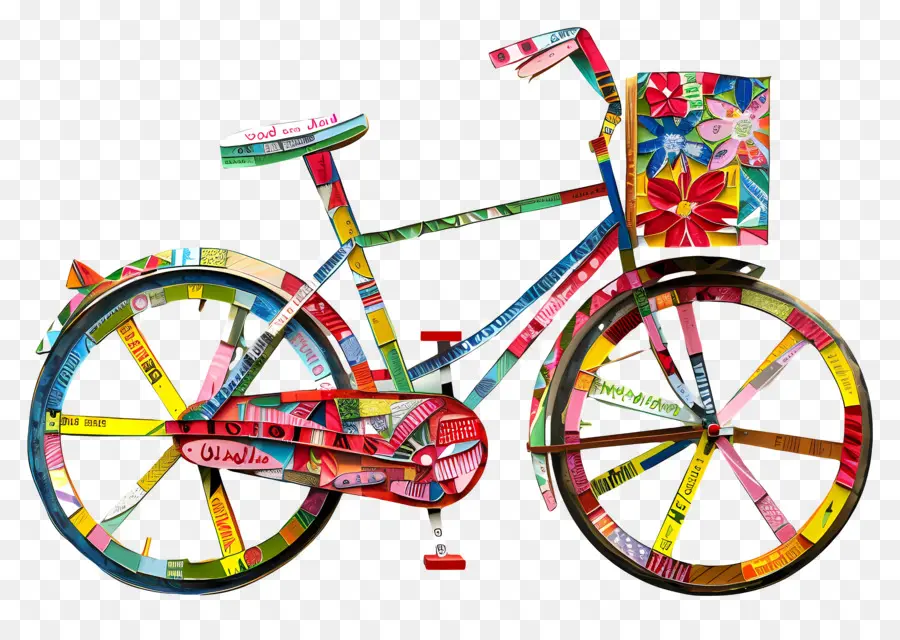 Dia Mundial Da Bicicleta，Colorido PNG