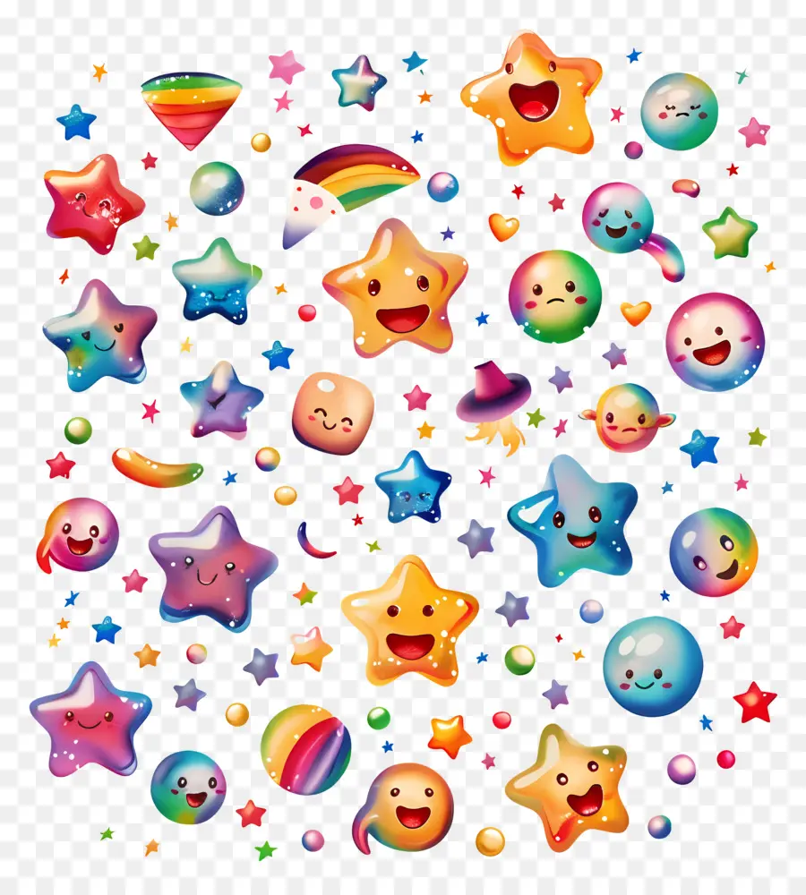 Emoji，Cartoon Estrelas PNG